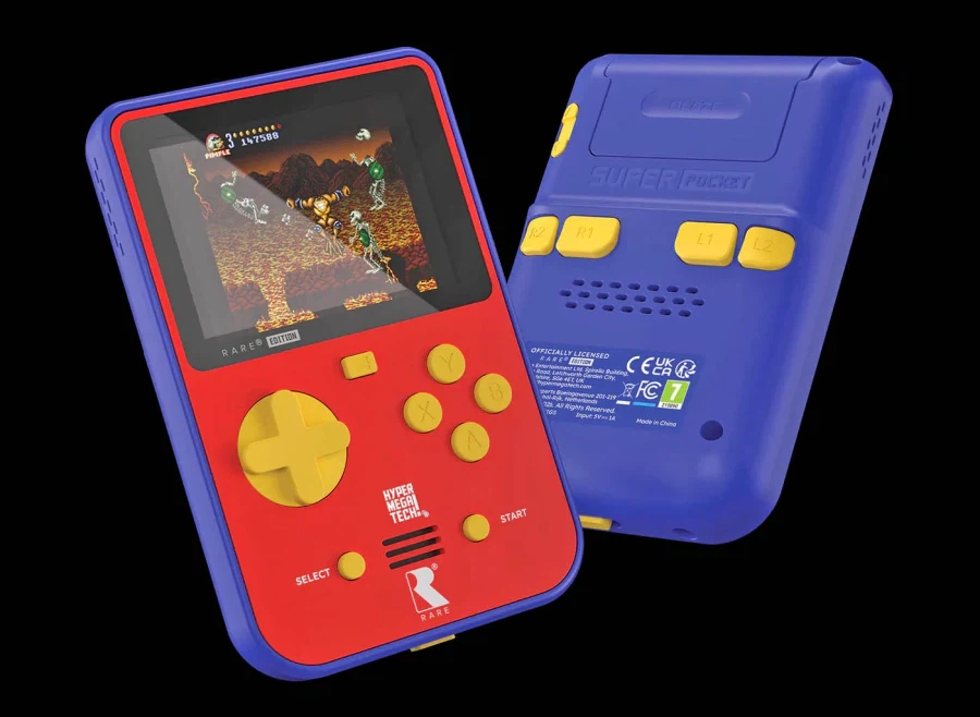레어 사의 명작 14작품을 수록한 휴대용 게임기 '슈퍼 포켓 레어 에디션' 발표_1.webp
