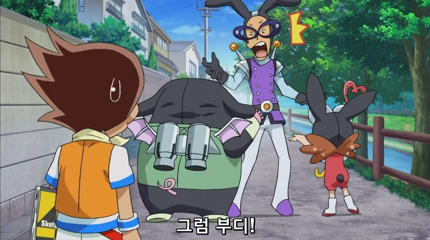 듀얼마스터즈) 2화, 수수께끼의 3인조 우사기단 등장!_164.webp