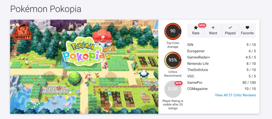 포켓몬 포코피아 오픈크리틱 등재_1.webp