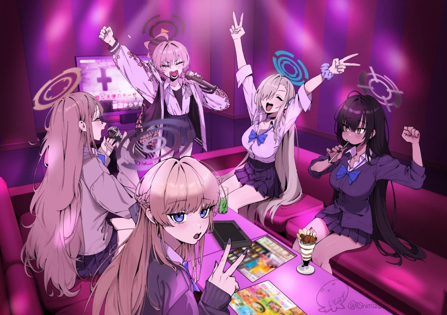 블루아카) C & C 노래방 뒷풀이_1.webp