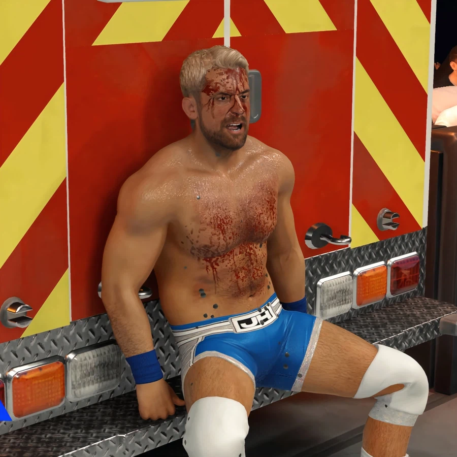 [2K26] 엠블런스 매치: 조 핸드리 vs. 데미안 프리스트(그래픽 개선)_1.webp