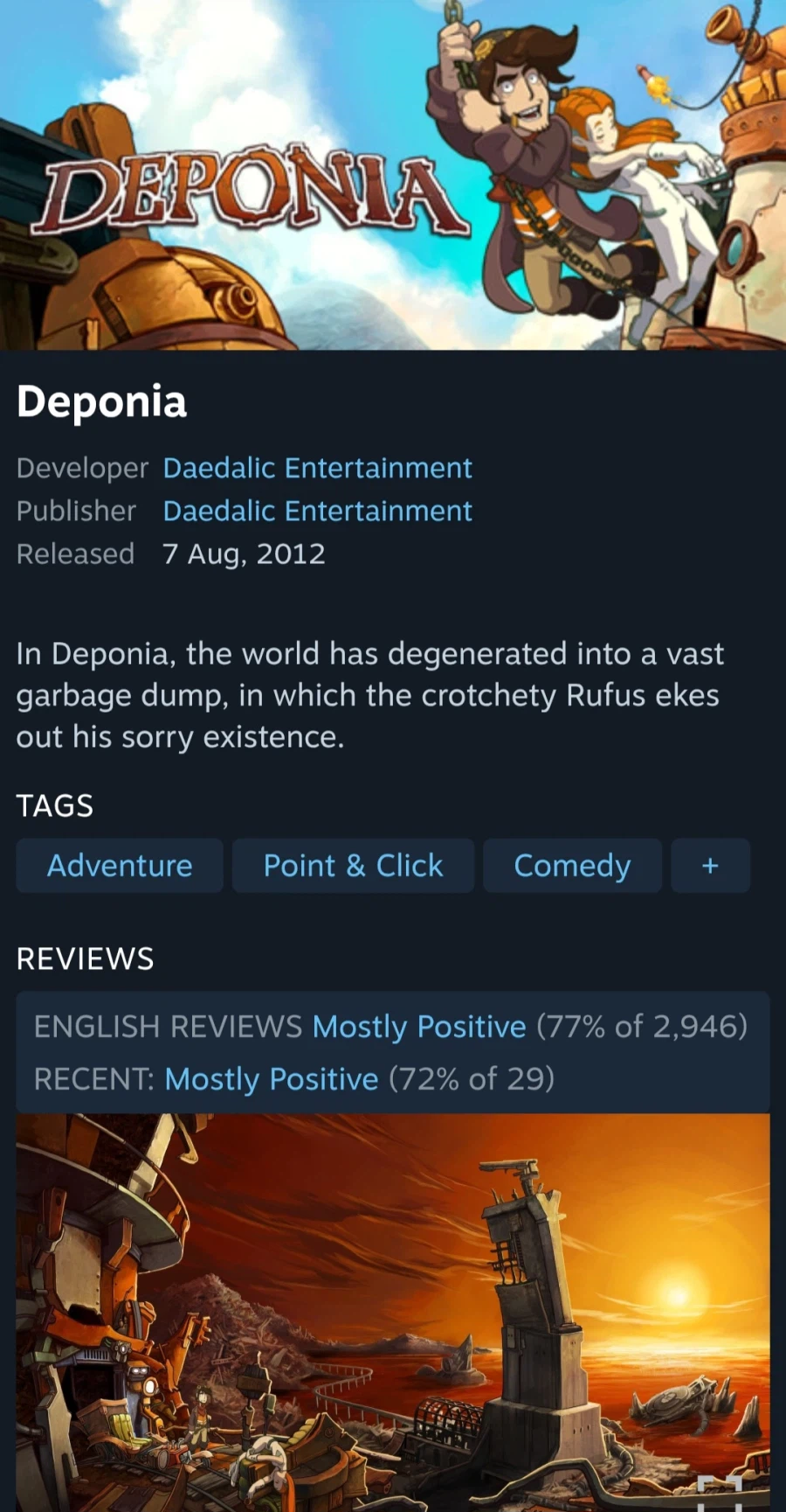 [스팀] Deponia (무료/무료)_1.webp