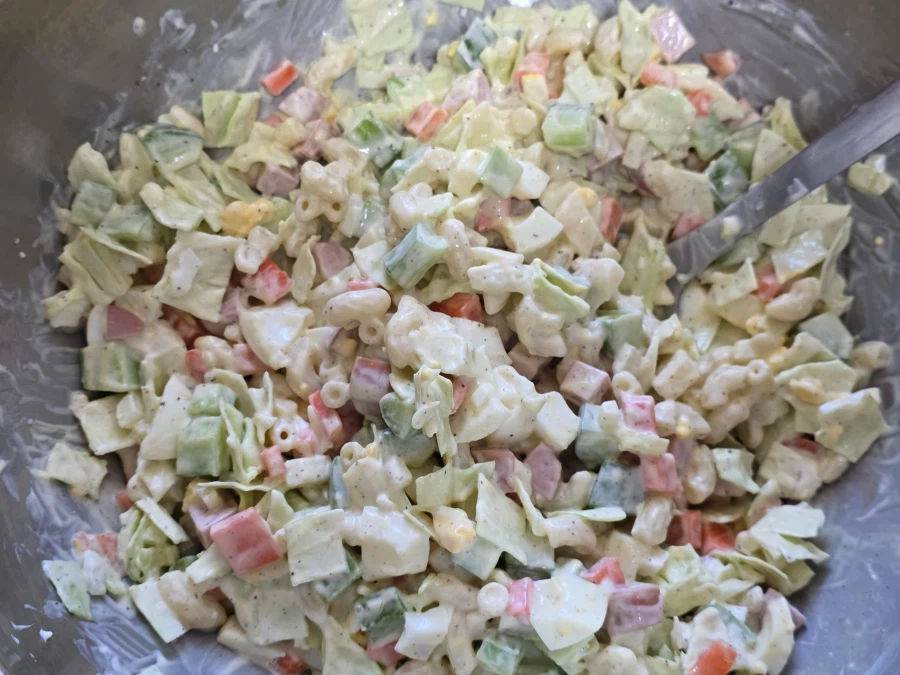 유행 다 지난 봄동무침. 마카로니 샐러드. 카레 만들었어요._4.webp