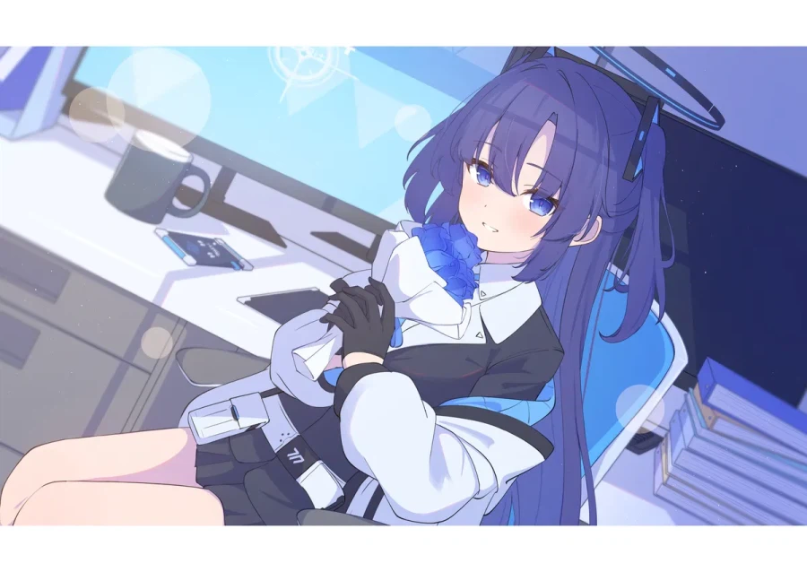 블루아카) 2026 유우카 생일짤 마무리_9.webp