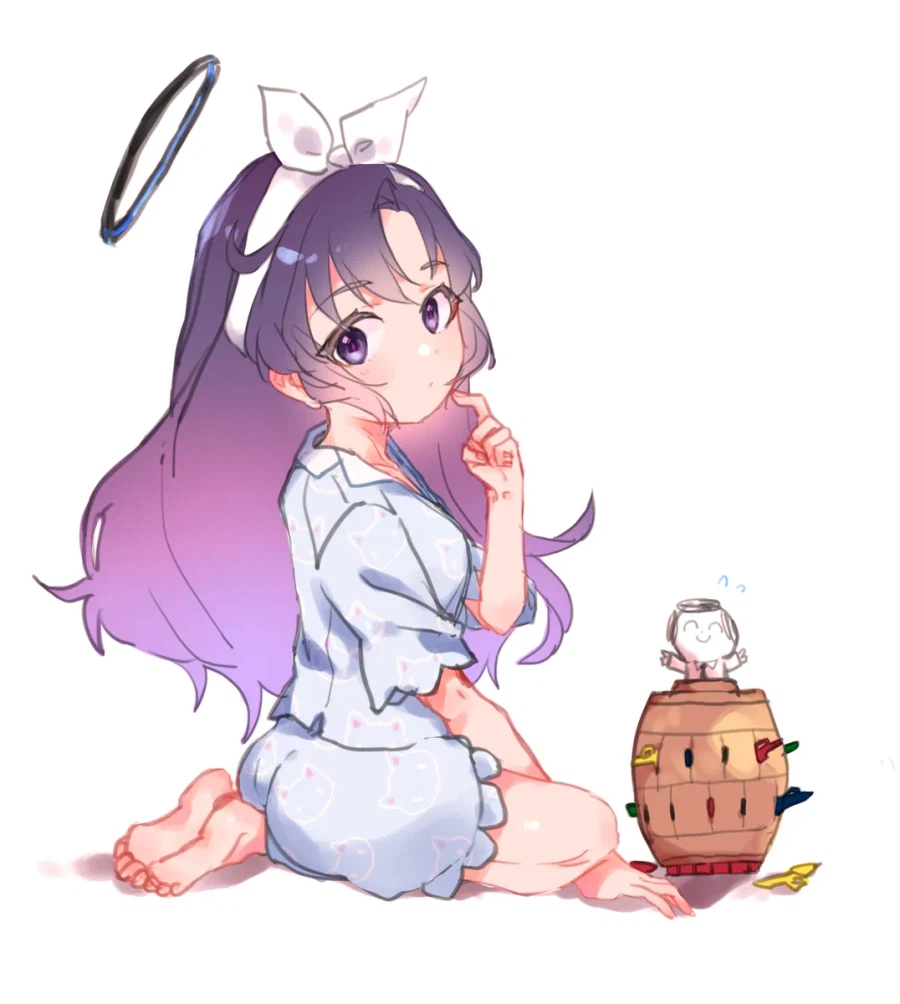 블루아카) 2026 유우카 생일짤 마무리_12.webp