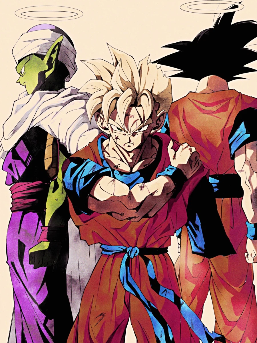 드래곤볼) 비장한 미래 오반 팬아트_5.webp