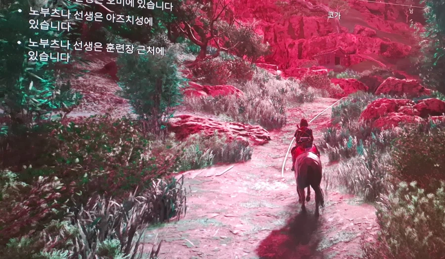 스위치2 어크 섀도우하다가 화면이 빨갛게 바뀝니다._1.webp