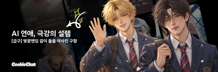 [쿠키챗] 가만히 있다가 진짜 가마니 될 것 같아서 홍보 왔습니다 ❤️_1.webp