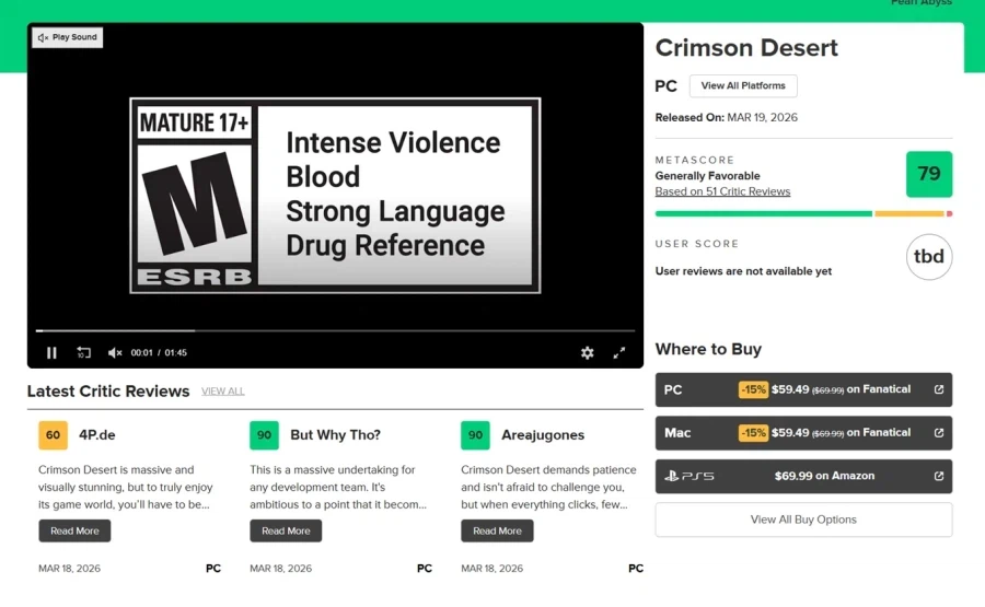 붉은사막) 리뷰 점수 진짜 애매하게 나오긴 했다 ㅋㅋ_1.webp