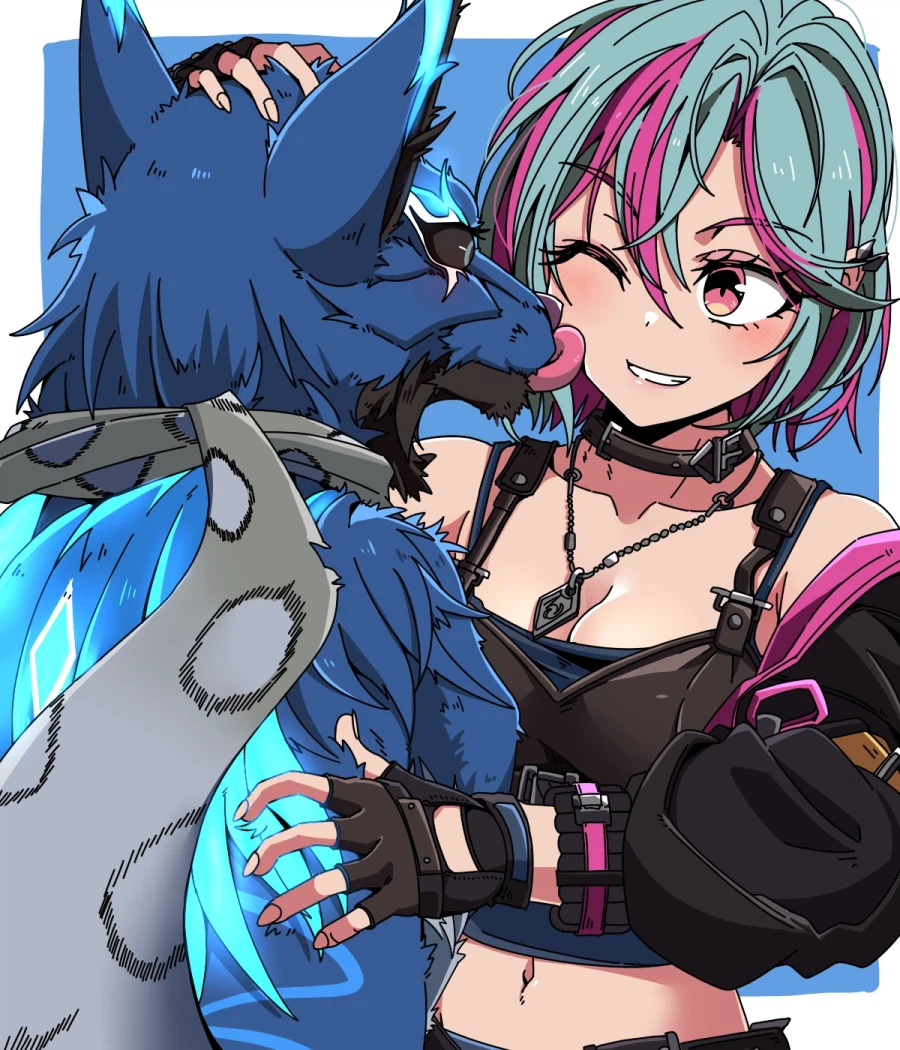 던파) 비질란테가 헌터를 핥으며 비벼댔다_1.webp