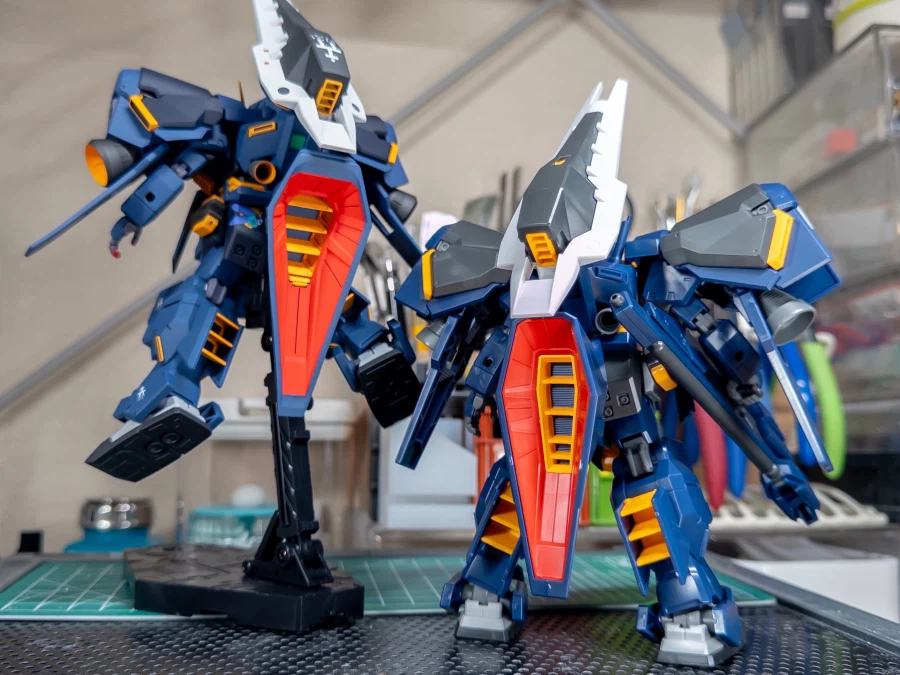 HGUC 1/144 건담 TR-1 헤이즐 改 이카로스 유닛 장비 해외 리뷰_108.webp