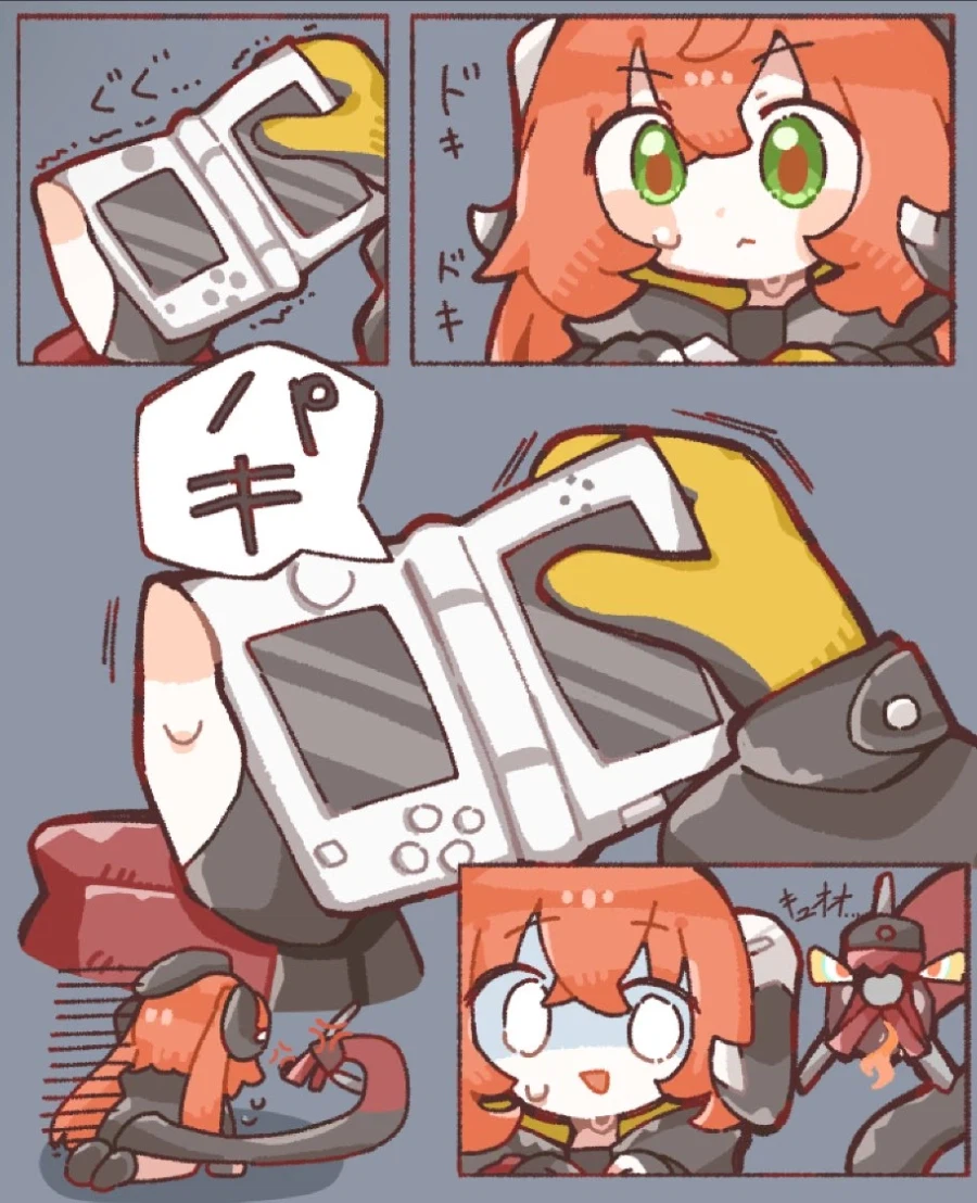 젠레스) 밤중에 몰래 게임하려다 걸리는 오르페우스_3.webp