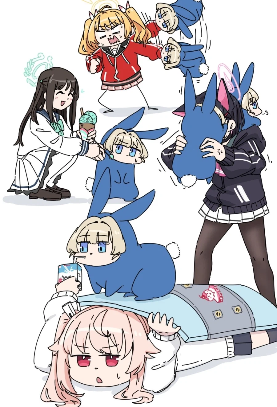 블루아카) 스압) 토끼 대탈주_3.webp