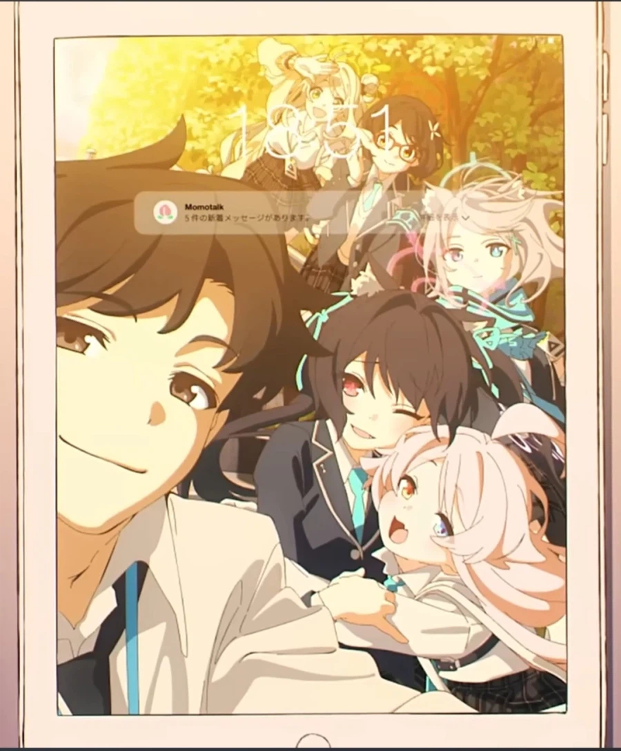 블루아카) 아비도스 학생들과 사진찍는 선생_5.webp