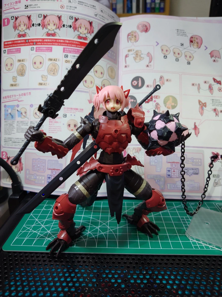 30MP 카나메 마도카 교복 Ver 가조립 + 비교 + 조합 사진_38.webp