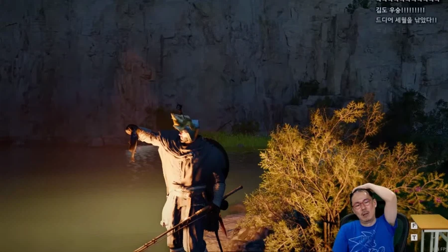 붉은사막)인방)거의 한 시간만에 낚시로 처음 낚은 김도_1.webp