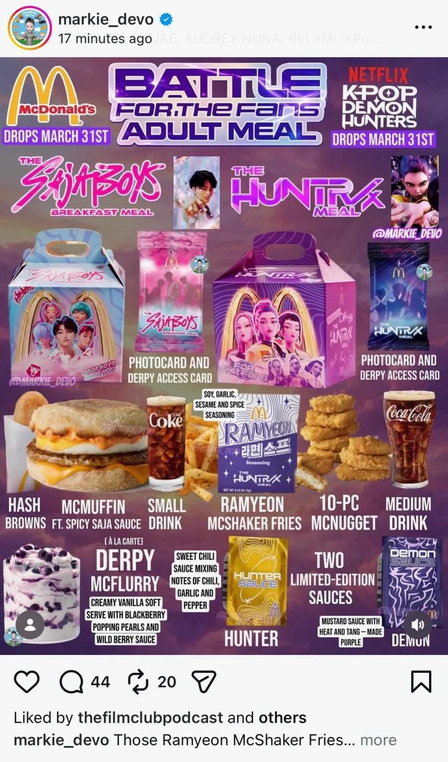 미국 맥도날드에서 케이팝 데몬 헌터스와 콜라보를 한다고!!??_1.webp