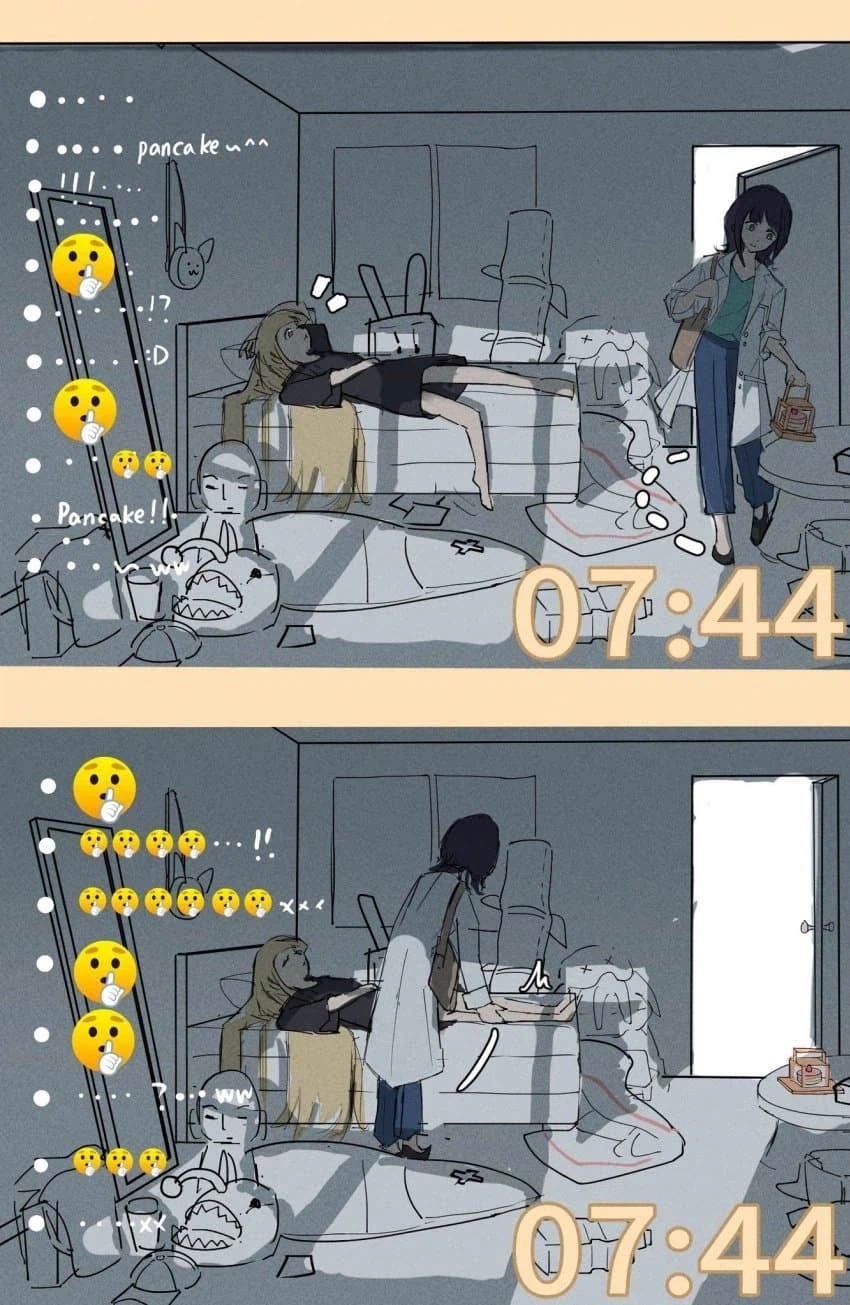 초카구야) 자는척 하기_2.webp