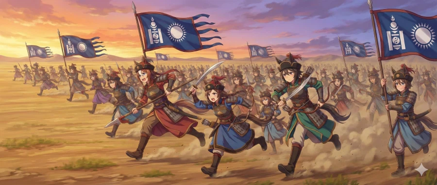 AI)"장군!!! 몽골군이 옵니다!! 얼른 성문을 닫아야 합니다!!!!!"_1.webp