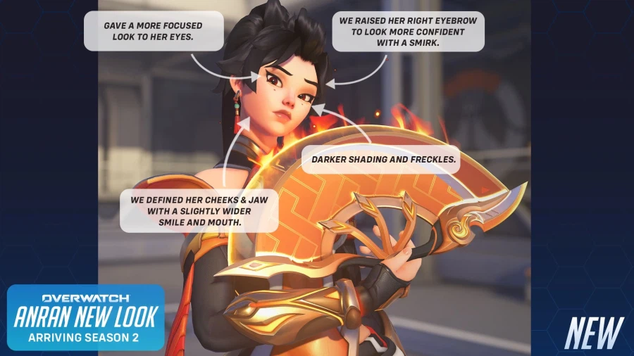 [오버워치] 안란의 수정된 모델링 공개_2.webp