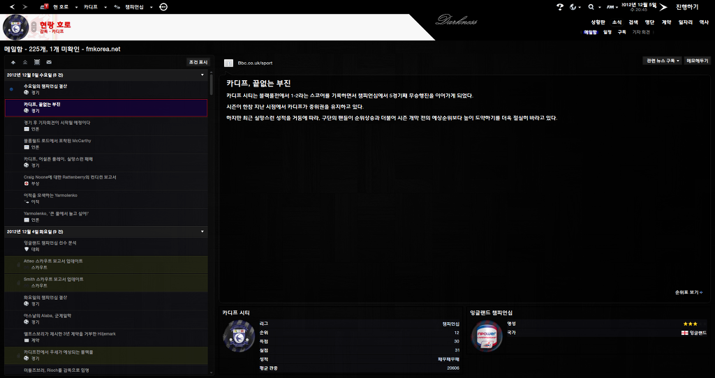 FM2013 - 카디프시티 ④ 부진의 늪.._54.jpg