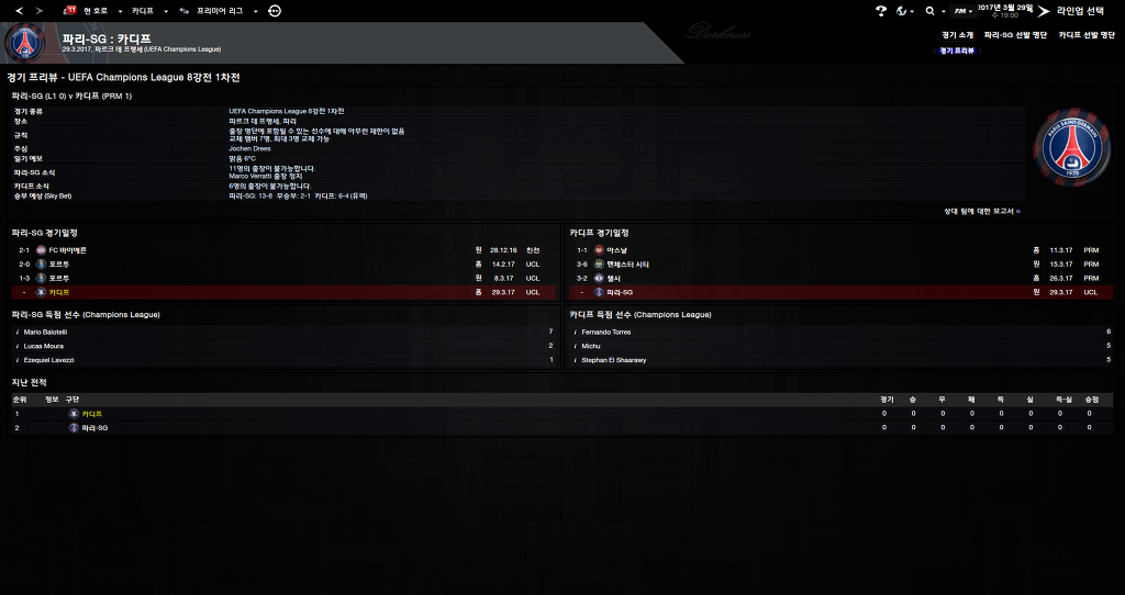 FM2013 - 카디프시티 ①⑦ 연재 재개 2017시즌 무패행진의 끝은?_60.jpg