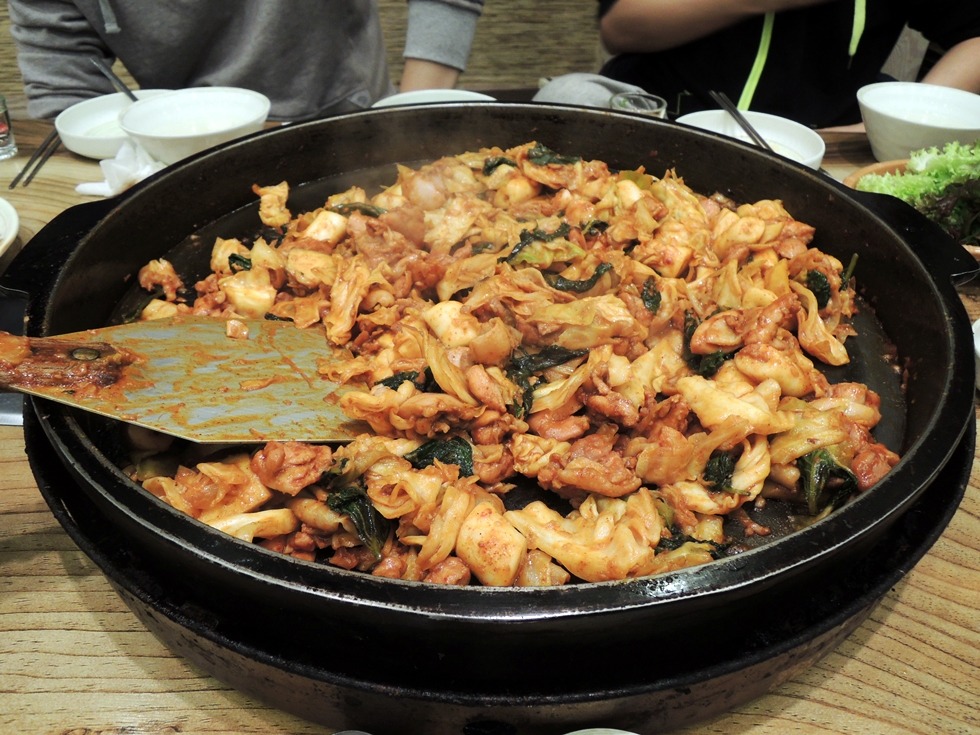 어쨋든 춘천 땅에서 먹은 닭갈비 강촌 중앙닭갈비