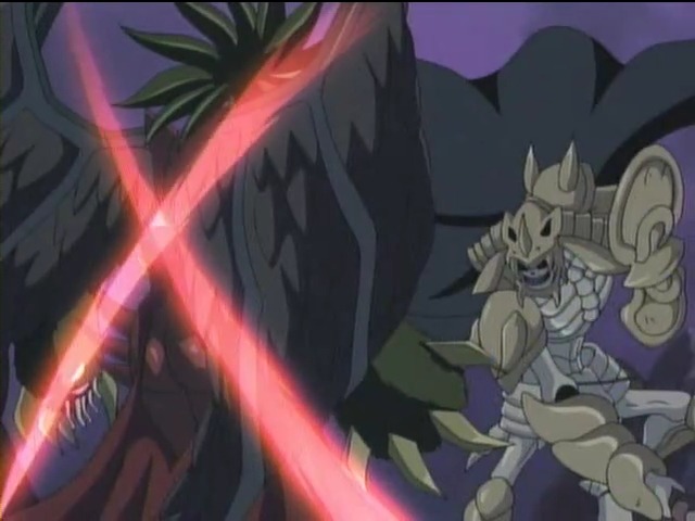 [유희왕 GX] 갑옷의 방어력이 없었다면 즉사였다_19.jpg