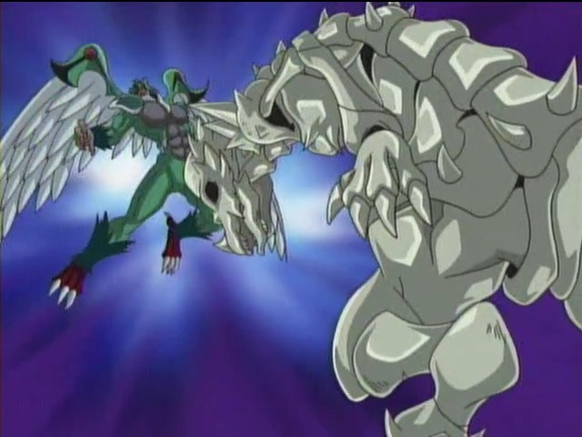 [유희왕 GX] 갑옷의 방어력이 없었다면 즉사였다_1.jpg