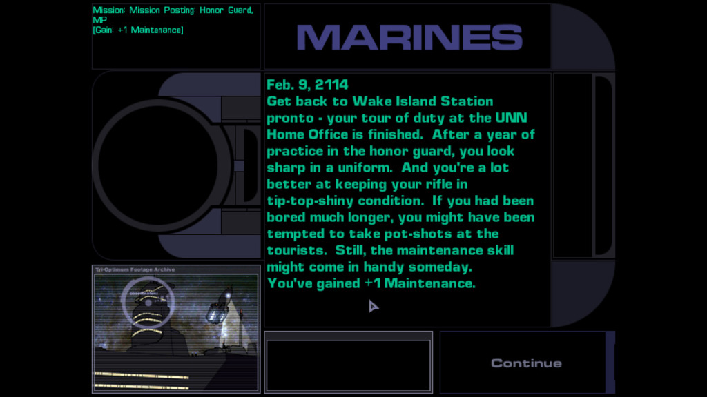 시스템 쇼크 2 - [01b] 병과 선택 - Marine, 해병대_15.jpg