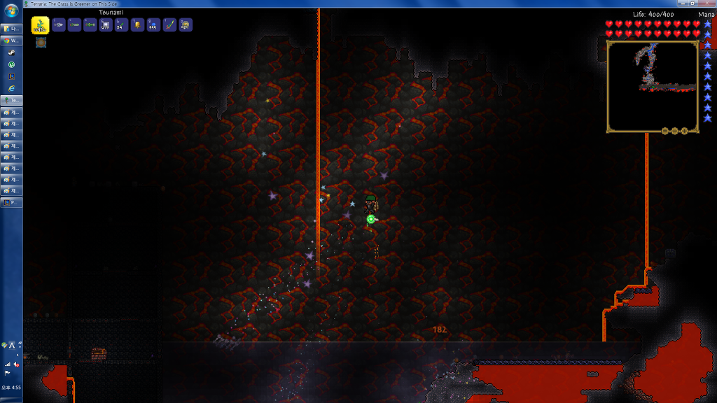 맵 지하에 가끔 고여 있는 지하수를 끌어다 마경에 퍼부었습니다_19.jpg