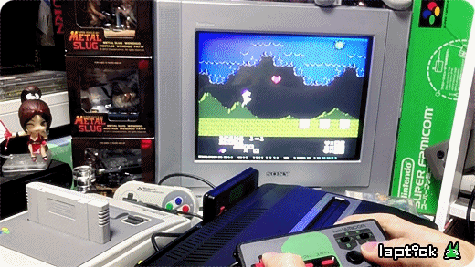 샤프 트윈 패미컴 (SHARP Twin Famicom)_04(GamePlay)_Anigif.gif