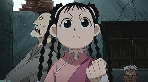 [은혼 外] 중국계 캐릭터들은 만두머리를 하는 경우가 많네요_12.gif