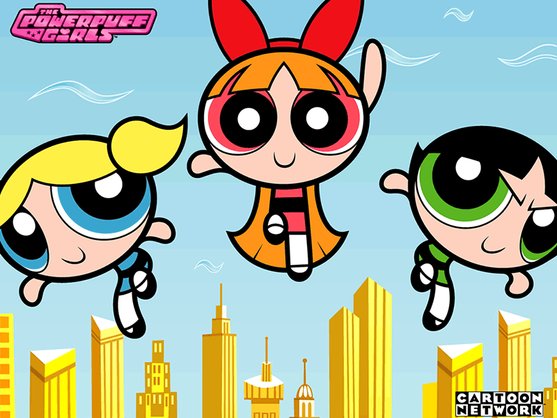 [파워퍼프걸], [상상속 친구들의 모험] 리부트_2.gif