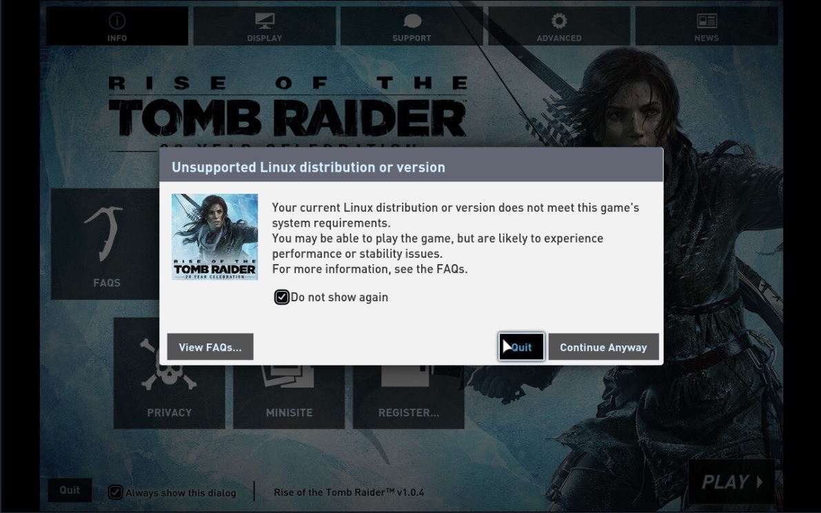 스팀덱 툼레이더 라이즈 여기서 안넘어가는데요