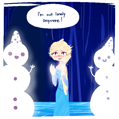 겨울왕국) 난 외롭지 않아!_7.gif