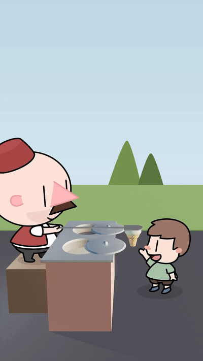 터키 아이스크림 아저씨 직업정신gif