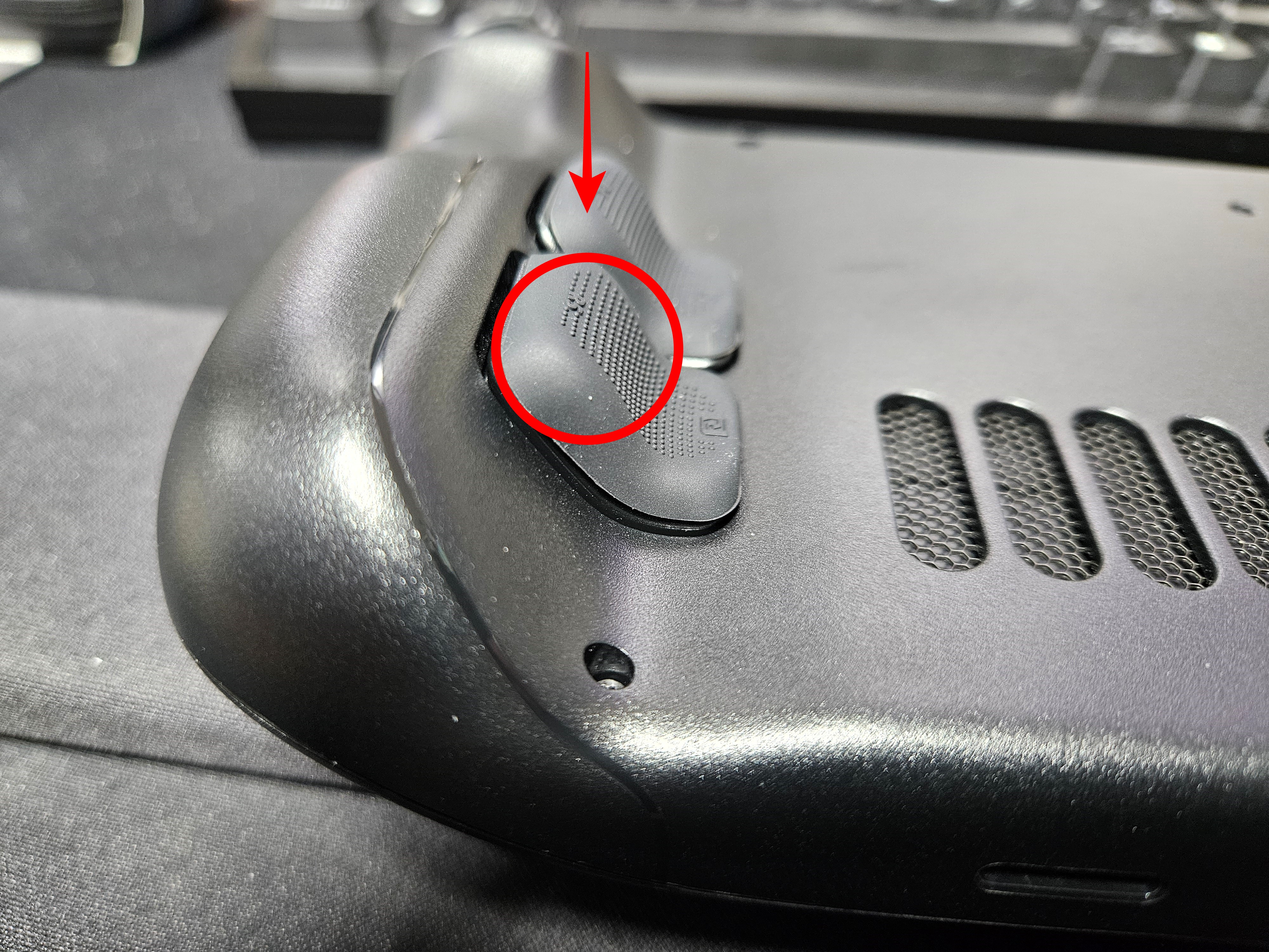 스팀덱 GeekShare 미끄럼 방지 백버튼 향상 세트