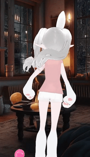 버츄얼 미소녀 육튜버만이 할 수 있다는 동년배 무브_4.gif
