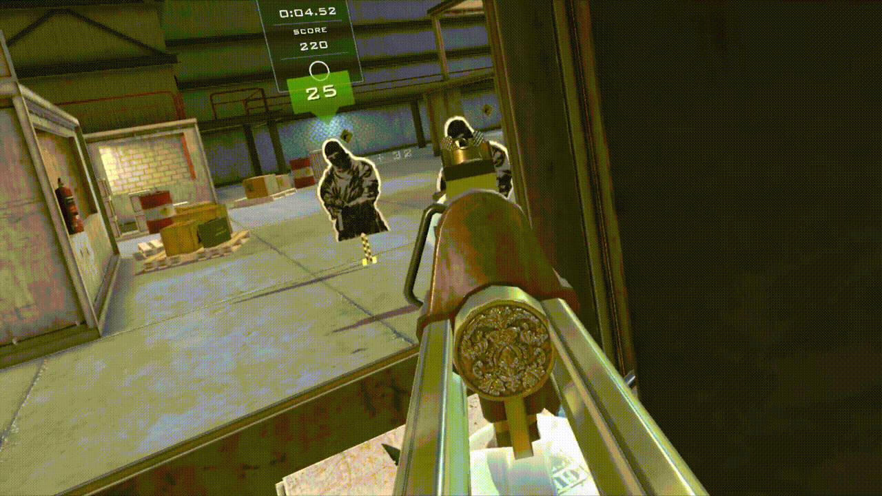 [게임추천] 건클럽 VR (Gun Club VR) 건슈팅 근본게임 퀘스트3 리뷰_37.gif