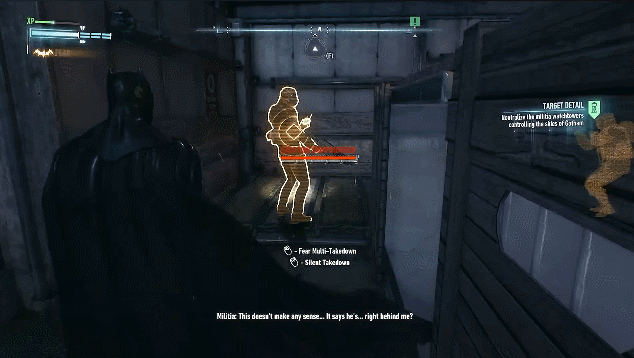 배트맨 아캄 나이트 中 재미있는 적 대사_1.gif