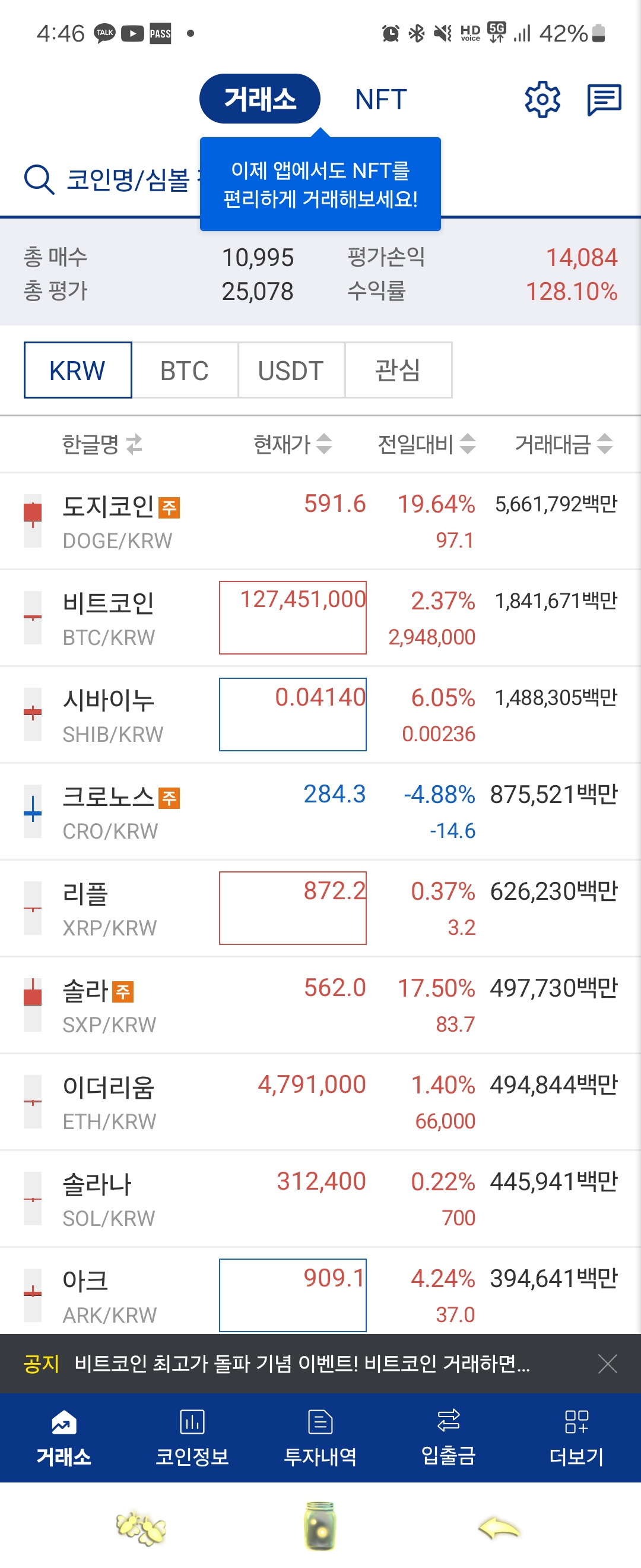 2년전에 장난 삼아 사둔 비트코인