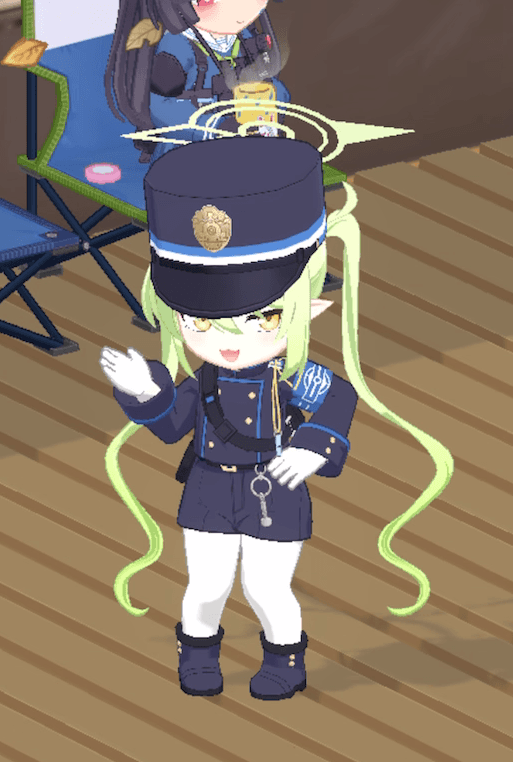 블루아카) 철도가키 카페 모션_1.gif