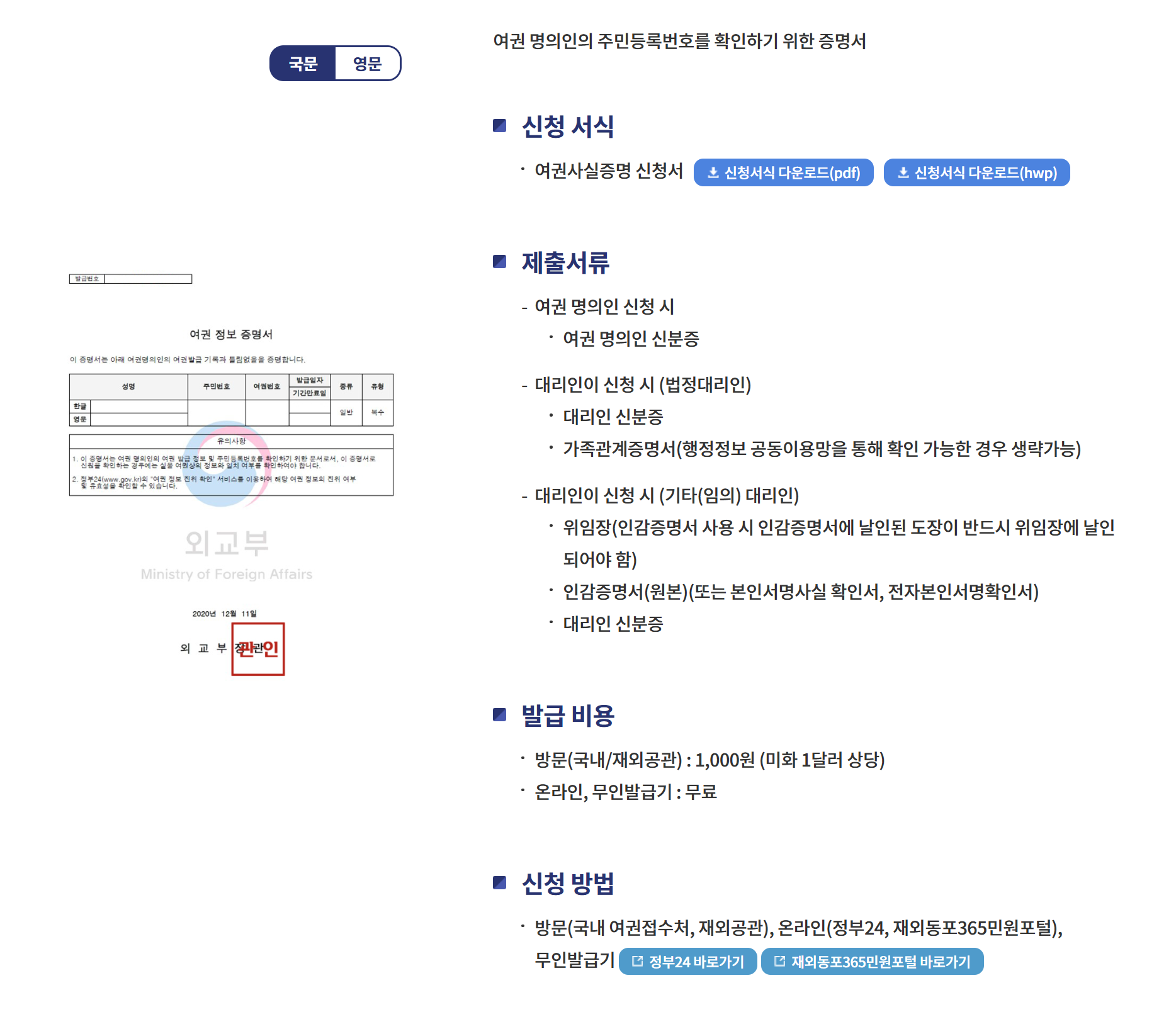 의외로 국내 신분증으로 인정 못 받는거