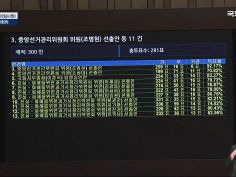 속보) 선관위 위원 2명, 국회사무총장, 과거사위원회 위원 8명 ...