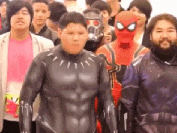 더 pc해진 동양인플러스사이즈 블랙팬서gif
